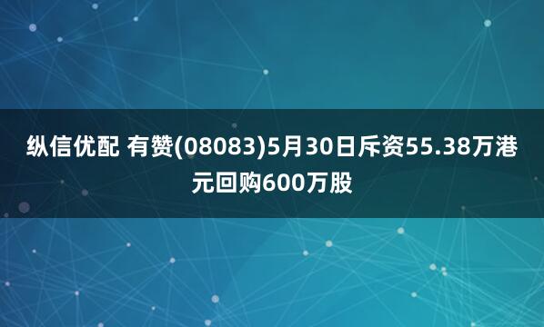 纵信优配 有赞(08083)5月30日斥资55.38万港元回购600万股